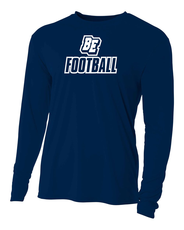 BEHS FOOTBALL Cooling Performance Long Sleeve Crew (Navy)